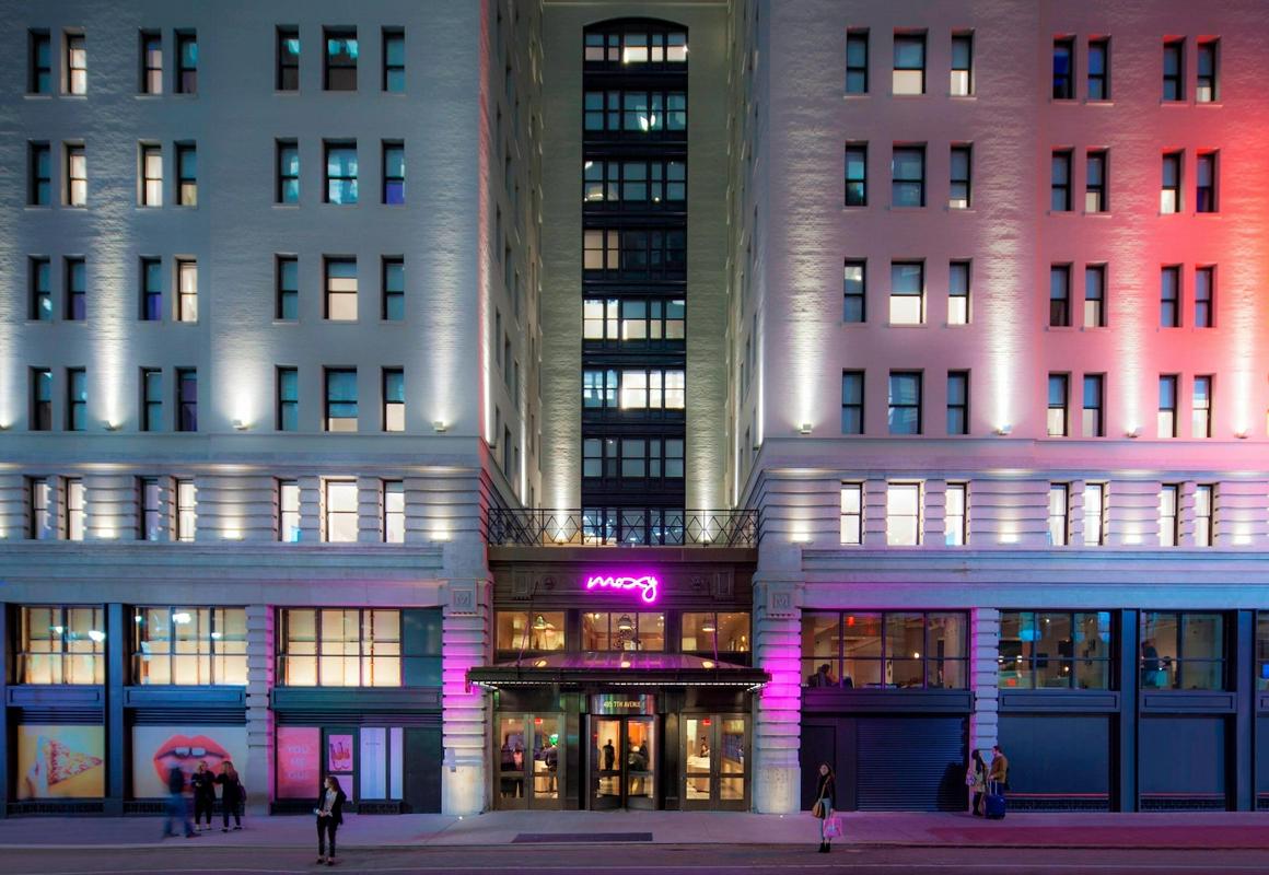 Moxy NYC Times Square hotel hero